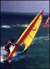windsurfing on south padre